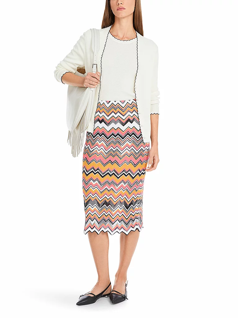 Marc CAIN Midirock  pink   38 damen 2
